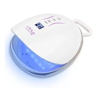 Lampada for unghie in gel a LED senza fili da 48 W, lampada for polimerizzazione portatile wireless ricaricabile for asciuga professionale, for unghia e del piede(White)