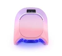 Lampada for unghie UV LED da 86 W ricaricabile portatile con doppia luce e finitura a specchio avanzata(Gradient Purple)