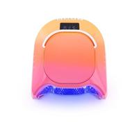 Lampada for unghie UV LED da 86 W ricaricabile portatile con doppia luce e finitura a specchio avanzata(Gradient Gold)