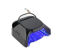 Lampada for unghie UV LED da 86 W ricaricabile portatile con doppia luce e finitura a specchio avanzata(Full Black)