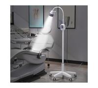 Lampada for visita chirurgica con supporto da pavimento, lampada medica mobile girevole a 360° for ginecologia, ambulatori, stomatologia e cliniche otorinolaringoiatriche (bianca, modello aggiornato)