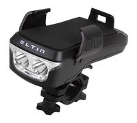 Lampada frontale 2 LED da manubrio Eltin Explorer Phone Nero