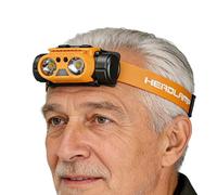 Lampada frontale a batteria - Luce Viva ricaricabile regolabile confortevole - Lampada frontale a batteria | Per uso