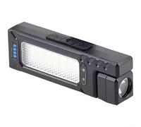 Lampada frontale a LED a mani libere con sensore di movimento intelligente, 7 modalità di illuminazione, batteria ricaricabile da 1500 mAh, luce anteriore e laterale, supporto magnetico, impermeabile