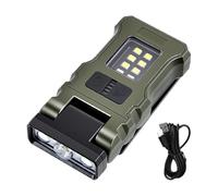 Lampada frontale a LED con clip per cappello, lampada a LED a mani libere, per campeggio, corsa, pesca, escursionismo, costruzione, ispezione
