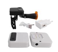 Lampada frontale a LED da 5 W senza fili, con clip, con filtro ottico, ultraleggera, regolabile, con 2 batterie magnetiche per lenti di ingrandimento mediche.(white)