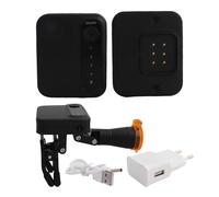Lampada frontale a LED da 5 W senza fili, con clip, con filtro ottico, ultraleggera, regolabile, con 2 batterie magnetiche per lenti di ingrandimento mediche.(Black)