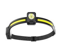 Lampada frontale a LED, fari esterni | Torcia a LED in silicone per la pesca notturna | Strumento di illuminazione esterna di design regolabile per pesca, campeggio, alpinismo e ciclismo
