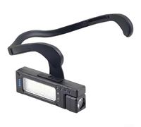 Lampada frontale a LED ricaricabile con sensore di movimento, doppia sorgente luminosa, 7 modalità e base magnetica per campeggio, escursionismo, pesca e attività all'aperto (A)