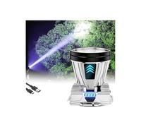 Lampada frontale a LED ricaricabile, luce bianca super luminosa e impermeabile per campeggio, corsa, ciclismo e pesca.
