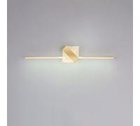 Lampada Frontale a Specchio Led, Lampada da Bagno Creativa in Metallo, Applique per Trucco da Parete Sopra lo Specchio Del Mobile, Illuminazione per Specchio da Bagno per il Water./6000K/100Cm