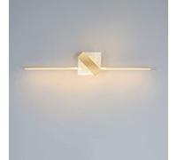 Lampada Frontale a Specchio Led, Lampada da Bagno Creativa in Metallo, Applique per Trucco da Parete Sopra lo Specchio Del Mobile, Illuminazione per Specchio da Bagno per il Water./3000K/60Cm