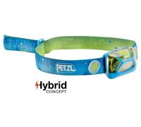 Lampada frontale blu petzl tikkid 20 lumen per bambini di eta superiore ai 3 anni