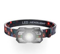 Lampada frontale del sensore ricaricabile - Lampada frontale di rilevamento anteriore con 5 modalità di illuminazione | Lampada da lavoro veloce portatile, attrezzatura da campeggio, lampada anteriore