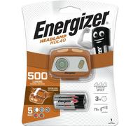 Lampada frontale Energizer da 500 lumen, a batteria, leggera, luminosità regolabile