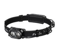 Fenix HP12R-T - Lampada frontale ricaricabile per corsa e esterni, 1300 lumen, 200 m, 310 ore massime, luce bianca fredda + fascio bianco caldo, vano batteria posteriore con spia rossa, IP68, colore