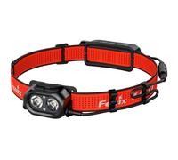 Fenix HP12R-T - Lampada frontale ricaricabile per corsa e esterni, 1300 lumen, 200 m, 310 ore massime, luce bianca fredda + fascio bianco caldo, vano batteria posteriore con spia rossa, IP68, colore