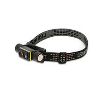 Lampada Frontale LED Ricaricabile 15W, Frontalino con batteria 2200 mAh, Lampada Testa impermeabile IPX7, luce bianca 1500lm e luce UV 365nm, 10h Durata.Per meccanica, installatori, Trekking, cantiere