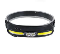 Lampada Frontale LED Super Brillante Head-Torch Cob Fanale USB Ricaricabile