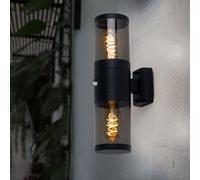 Globo Lighting Xeloo lampada da parete per esterni 2x60 W nero-fumé 32014-2BSS