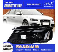 Lampada frontale per A4 A4L B8 Faro LED 2009-2012 Fari A4L DRL Indicatori di direzione Abbaglianti Angelo Occhio Lente del proiettore