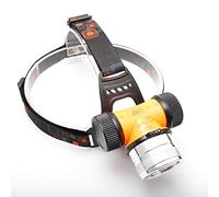 Lampada Frontale per Immersione Subacquea, WESLITE 1800 Lumen Torcia Frontale da Immersione Subacquea Lampada Frontale Impermeabile con LED XM-L2 per Pesca Subacquea (Luce Bianca e Gialla)