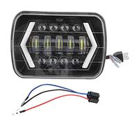 Lampada Frontale Quadrata in Alluminio con Faro a LED da 7 Pollici da 300 W, Adatta per Adatto per Adatto per Faro Rettangolare LED, Faro Quadrato Anteriore per Auto,fari
