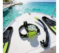 Lampada frontale subacquea ad alte prestazioni 350M con ricarica USB per uso est