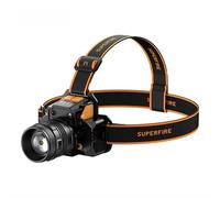 Lampada frontale Superfire HL58 350 lumen USB 3 modalità 200 m