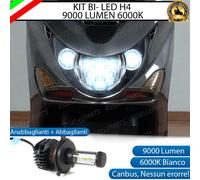 LAMPADA FULL LED H4 6000K 9000 LUMEN CANBUS KYMCO XCITING 500 MOTO NO ERROR