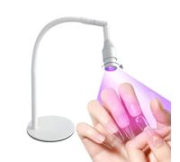 Lampada Gel Da 5 W Per Smalti - Lampada A Collo D'Oca Led Per Polimerizzazione Rapida, Regolazione Della Dimensione Dello Spot, Per Manicure Fai Da Te In Salone Di Bellezza, Tempo Di