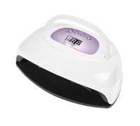 Lampada gel for manicure con display LCD con rilevamento del movimento | Smart motion sensor, LCD timer, fast cure, ABS body, portable nail lamp(Purple)