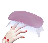 Lampada gel, lampada per unghie a LED,Luce per la cura delle unghie - Lampada per unghie a LED con sensore automatico, lampada polimerizzante professionale con ricarica USB per unghie delle mani e dei