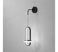 Lampada Geometrica 21 w a LED Illuminazione Interna Parete Moderna testimonianza della Camera da Letto del corridoio per la Testata (oro-6000K) (Black-6000K)