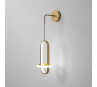 Lampada Geometrica 21 w a LED Illuminazione Interna Parete Moderna testimonianza della Camera da Letto del corridoio per la Testata (oro-6000K)