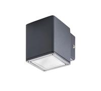 lampada giardino gori esterno casa facciata GU10 antracite 1 luce parete