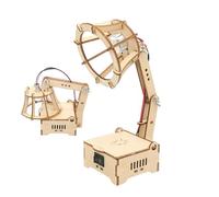 Lampada giocattolo STEM - Kit scientifico per bambini da 5 pollici | Luce in materiale di legno: progetto educativo LED fai-da-te per i bambini per esplorare l'ingegneria e la creatività, regalo