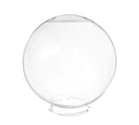 Lampada Globo Sfera Esterno in Plastico, Copri Lampada da Esterno | Palla Opalina Lampioncino Ricambio, per Lampione Esterno, per Esterno, Ricambio Traslucido Semplice