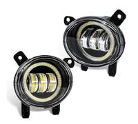 Lampada Guida Automatica Per BMW F20 F21 F22 F23 F30 F31 F32 F33 F34 F36 Gruppo Fari Fendinebbia A LED Angel Eyes Lente Alogena Paraurti Anteriore 12 V(Angel Eyes White)