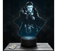 Lampada H. Potter per decorare la camera dei ragazzi e delle ragazze. Lampada 3D del film di fantasia magica. Idea regalo H Potter per decorare l'ufficio. Idea regalo originale Natale