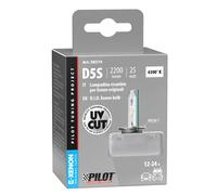Lampada HID Xenon 4.300°K - D5S - 25W - PK32d-7 - 1 pz - Scatola