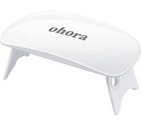Lampada ibrida per vernice UV LED OHORA da 6 W in un adesivo