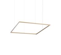 Lampada Ideal Lux Oracle 53W LED Naturale 4000K Ottone Altezza Regolabile