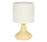 Lampada in porcellana, gialla