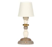 Lampada in porcellana, viola
