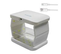 Lampada in resina UV con timer digitale, doppio sistema di illuminazione rimovibile, indurente per la precisione della creazione di gioielli e nail art, strumento di polimerizzazione industriale