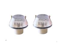 Lampada Indicatore 2 Luci Di Segnalazione Laterali A LED E12 Per Camion Per MAN, Per TGA, Per TGX, Per TGS, 81253206115, 81253206117, Colore Ambra E Bianco. Indicatore Di Direzione(2pcs white case)