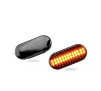 lampada indicatore laterale Lampada Per Indicatori Direzione A Dinamici 2 Pezzi Per SEAT Per Ibiza 6L 2002-2008 Luce segnale dinamico(Dynamic Smoked)