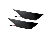 lampada indicatore laterale Per Decima Generazione 2016 Poi Per Civic Indicatore Laterale Luce Affumicato Trasparente Luci Segnalazione Lente Della Lampada Luce segnale dinamico(2pcs led Smoke lens)