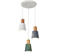 Lampada Industriale a Sospensione, Luce a soffitto Moderna con Paralume a Cupola in Metallo, Illuminazione a Sospensione Nera Vintage, Luce del lampadario a Sospensione per l'isola della Cucina,